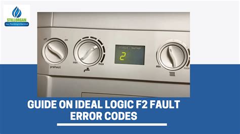 F2 on Your Ideal Logic Combi. . Ideal logic l3 fault code